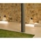 Westinghouse Fixture Wall Outdoor LED Dimmable 12W Winslett Dome, Textured Black Frosted Glass 6579000 - alternate 8